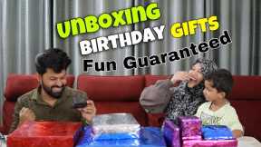 My Wife Unboxing my Birthday gifts | Turned soo funny 😂 | Best gifts 😍 Shadhik Azeez