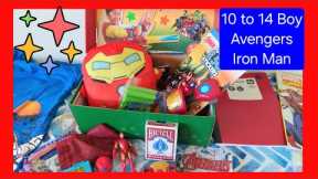 Operation Christmas Child - 10 to 14 Boy Avengers/Iron Man Unboxing!