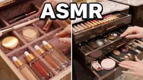 (ASMR) Luxury Makeup Drawer ASMR ✨ Soft Whisper Unboxing | Lipsticks, Skincare #asmr   #satisfying 