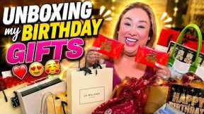 UNBOXING my BIRTHDAY GIFTS | Petite TV