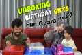 My Wife Unboxing my Birthday gifts |