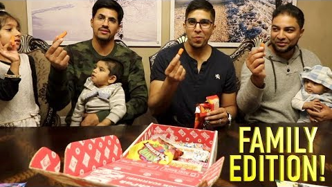 UNBOXING & EATING - MUNCHPAK! FAMILY EDITION! Monthly Food Subscription pack from around the WORLD!
