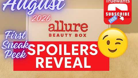 Allure August 2026 Beauty Box SPOILERS — In‑Depth Product Breakdown • First Sneak Peek Reveal!!