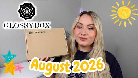 👀 SNEAK PEEK! 👀 GLOSSYBOX AUGUST 2026 UNBOXING & REVIEW  ✨ | MISS BOUX