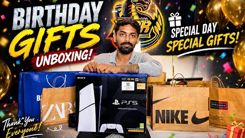  SMR Birthday Gifts crazy Unboxing 🎁 