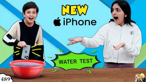 NEW iPHONE 📱 Ep 489 | Water Test | Unboxing of iPHONE 15 Pro | Surprise gift | Aayu and Pihu Show