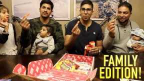 UNBOXING & EATING - MUNCHPAK! FAMILY EDITION! Monthly Food Subscription pack from around the WORLD!