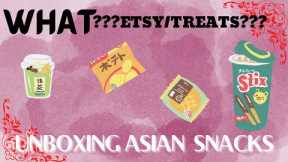 UNBOXING/ASIAN TREATS/FROM ETSY....DID YOU KNOW?