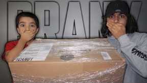 I PRANKED MY 5 YEAR OLD LITTLE BROTHER BY BUYING HIM A GIFT AND PUTTING THE GIFT IN MULTIPLE BOXES!