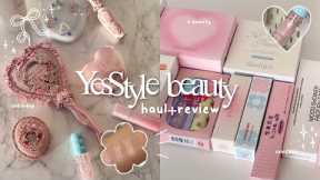 $150 YESSTYLE beauty haul 🍥 | k-beauty, makeup, skincare, unboxing & swatches
