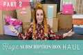 Unboxing 15 Subscription Boxes 2021 - 