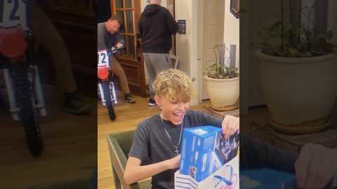 This Grateful Kid Receives a Dirt Bike As a Gift❤️