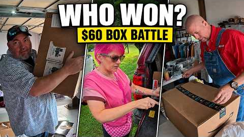 $60 Amazon Mystery Boxes at the Garage Sale.  Was this a Fair Deal?