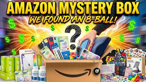 Amazon Mystery Box Unboxing: Gorgie Energy Drinks, iPad Case & More
