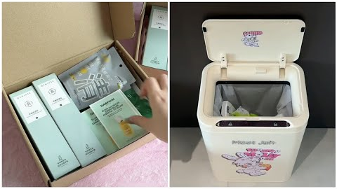 Asmr Unboxing Sound! Aahan Asmr #asmrsounds #unpacking #cosmetics #skincare #home #asmr episode 423