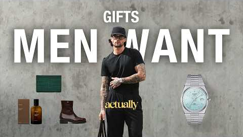 Mens Holiday Gift Guide - Gifts Men Actually Want