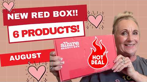 Allure Beauty Box August 2026 ❤️ NEW RED BOX! “We Know Beauty Best” Repackaging Debut!