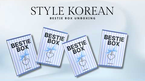 Unboxing my STYLEKOREAN Bestie Blue Box with curated k-beauty