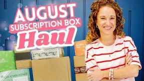 August Monthly Haul  Subscription Boxes & More